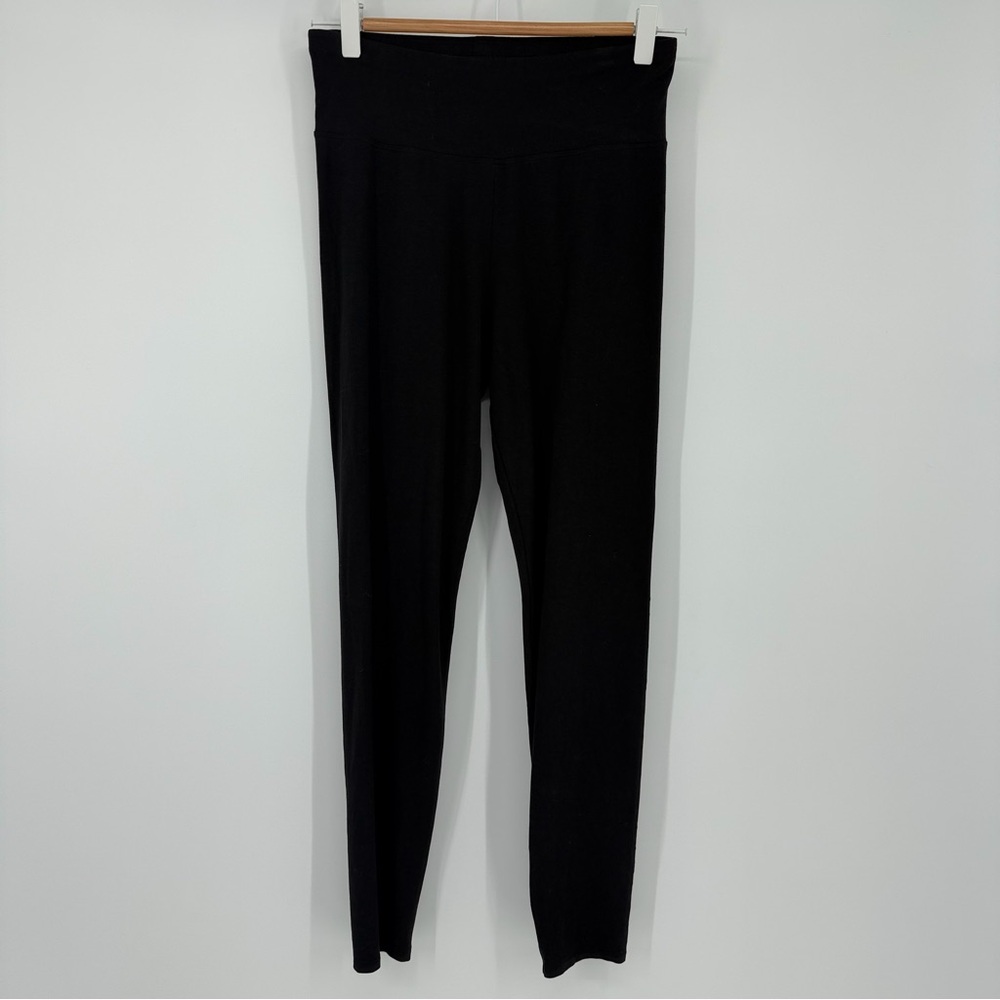Eileen‎ Fisher Petite Small Black Leggings Tencel/Elastane